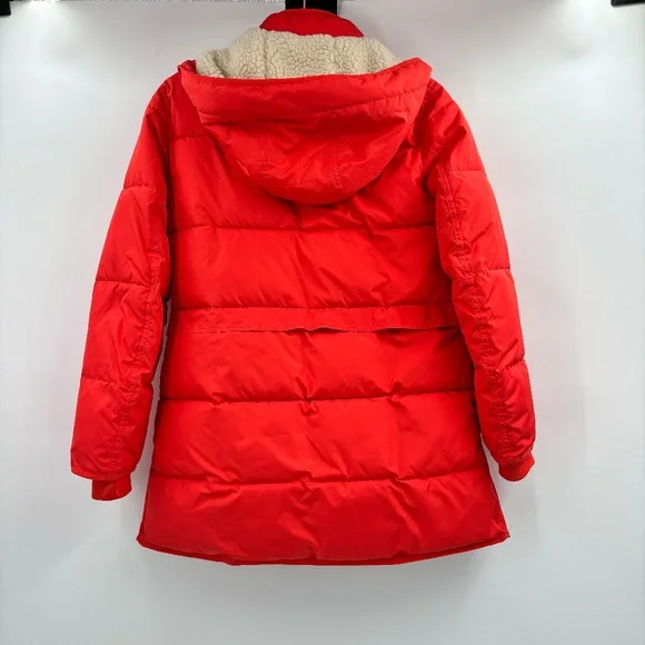J Crew Women's Signature Puffer Red Orange Size XSP - Picture 13 of 13